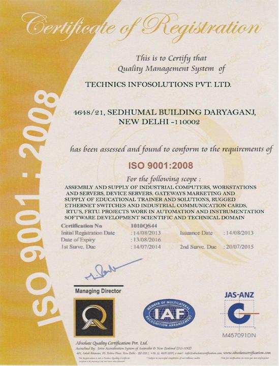 iso-tipl Certificate